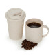Kit Caneca e Copo Fibra de Bambu Personalizada
