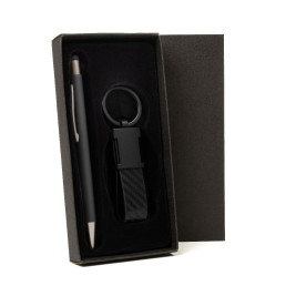 Kit Caneta e Chaveiro em Metal Personalizado