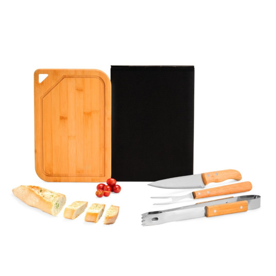 Kit Churrasco em bambu Personalizado