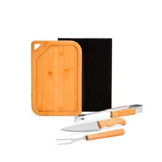 Kit Churrasco em bambu Personalizado