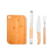 Kit Churrasco em bambu Personalizado
