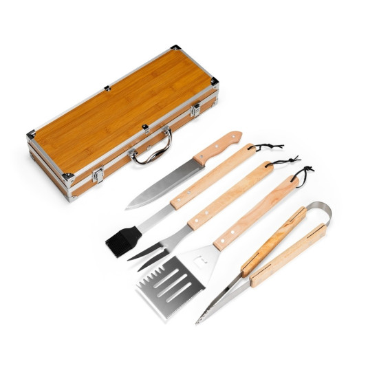 Kit Churrasco 5 peças com Maleta Personalizado