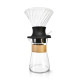 Kit Coador com Valvula e Coletor de Café em Vidro Personalizada