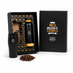 Kit Copo e Garrafa para dia dos Pais Personalizado