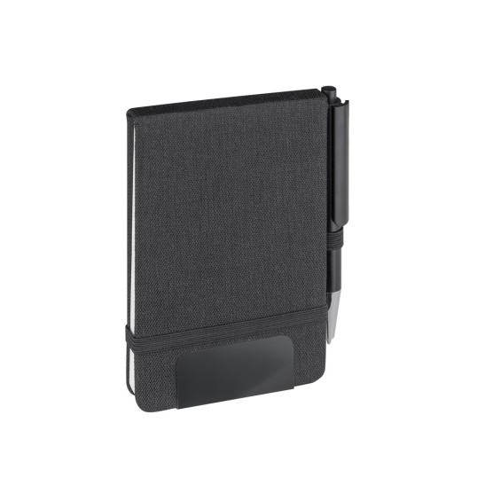 Kit Escritório com Mini Caderno Rpet e caneta Personalizado