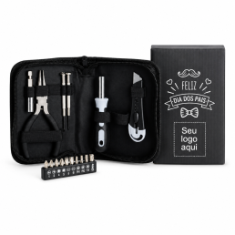 Kit Ferramenta 16 Peças para dia Dos Pais Personalizada