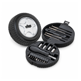 Kit Ferramentas 20 Peças com Formato Pneu Personalizado