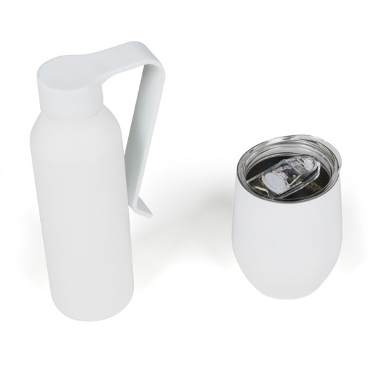 Kit Garrafa e Copo Térmico Para dia dos Pais Corporativo Personalizada