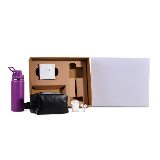 Kit Garrafa, Necessaire e Fone Personalizada