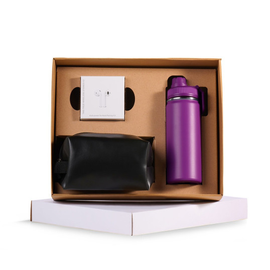 Kit Garrafa, Necessaire e Fone Personalizada