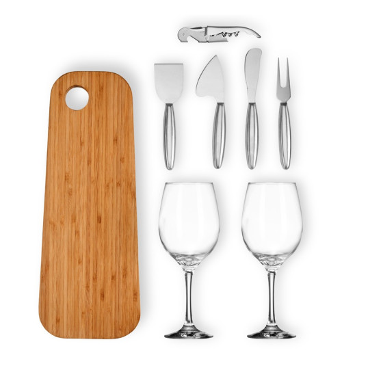 Kit Petisco e Vinho Personalizado