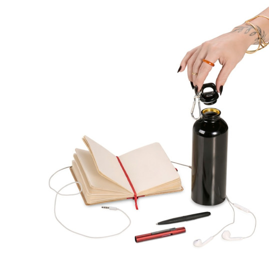 Kit Squeeze, fone, caderneta e Caneta Personalizado