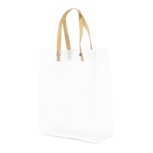 Sacola Plástica Fosca Média Personalizada