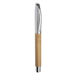  Caneta Roller Metal e Bambu Personalizada