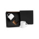 Kit Canecas em Cerâmica Preta 270ml Personalizada