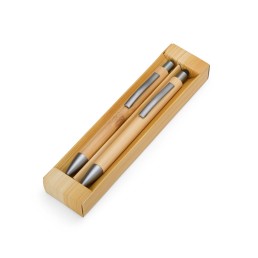 Kit Ecológico Caneta e Lapiseira Bambu Personalizada
