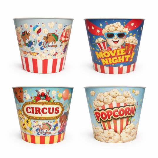 Balde de Pipoca In Mold Label 2,6 Litros Personalizado