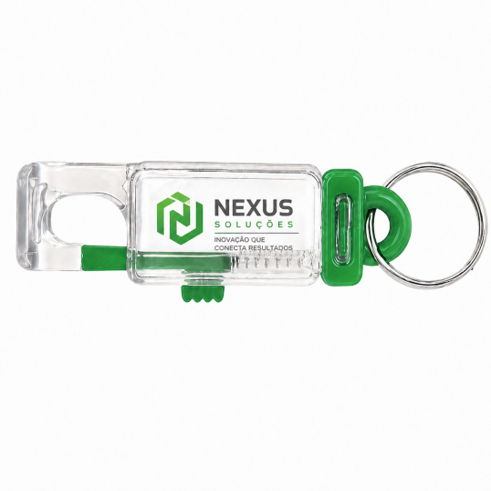 Chaveiro Plástico Lente Personalizado