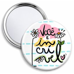 Botton Espelho 5,5 cm Personalizado