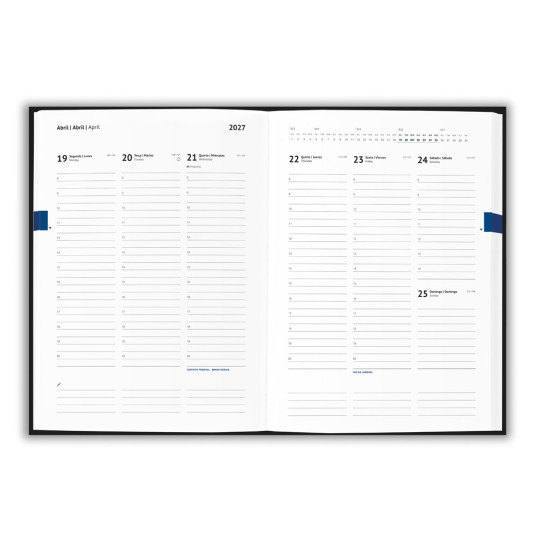 Agenda 2027 Capa PU B5 Personalizada