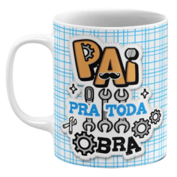 Caneca Cerâmica Para dia Dos Pais 330 ml Personalizada
