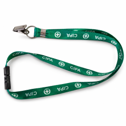 Cordão para Crachá com Trava de Segurança Cipa 20 mm x 85 cm Personalizado
