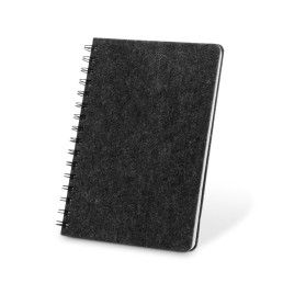 Caderno A5 com em Feltro reciclado Personalizada