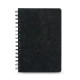 Caderno A5 com em Feltro reciclado Personalizada
