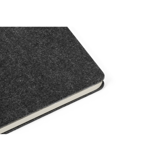 Caderno A5 com em Feltro reciclado Personalizada