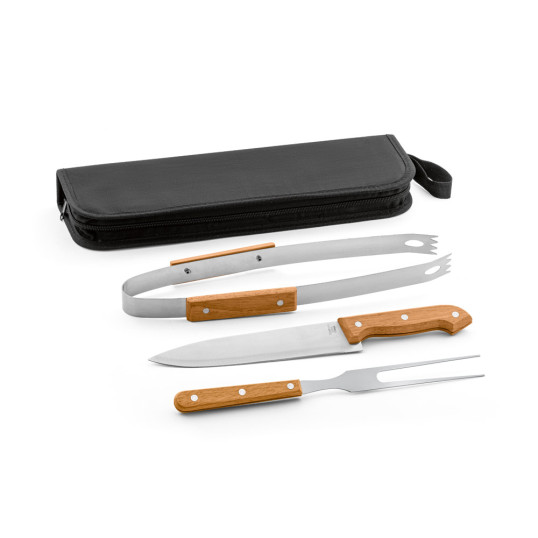 Kit Churrasco Com Estojo Personalizado