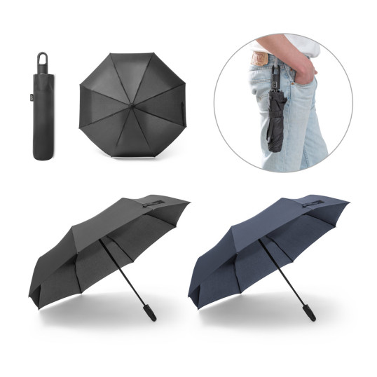 Guarda-chuva dobrável em Rpet Reciclado automático Personalizada