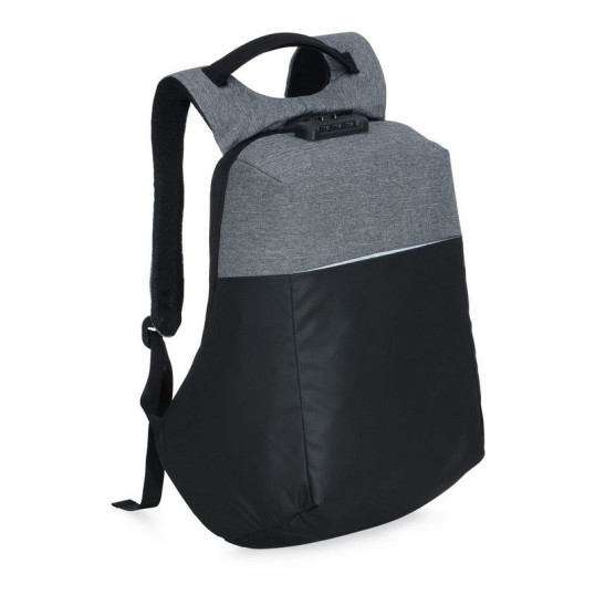 Mochila em Poliéster Anti-Furto Para Notebook USB Personalizada