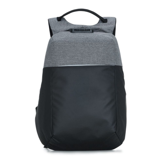 Mochila em Poliéster Anti-Furto Para Notebook USB Personalizada