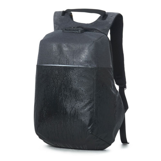 Mochila em Poliéster Anti-Furto Para Notebook USB Personalizada
