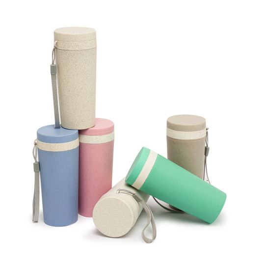 Copo Ecológico Fibra de Bambu 350ml Personalizado