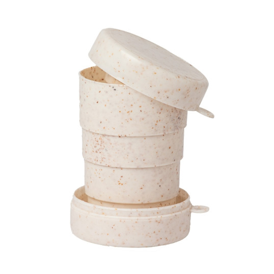Copo Retrátil Fibra de Arroz 200 ml Personalizado