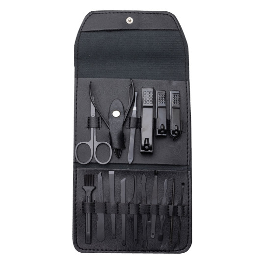 Kit Manicure em Couro Sintético Personalizado
