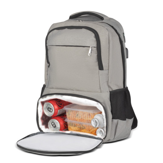 Mochila Rpet com Bolsa térmica para Notebook Personalizada