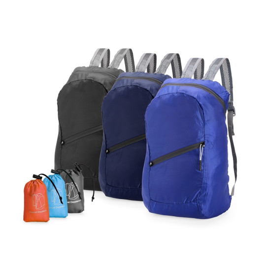 Mochila Dobrável Poliéster Personalizada
