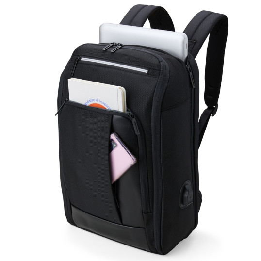 Mochila de Nylon com Couro Sintético Personalizada