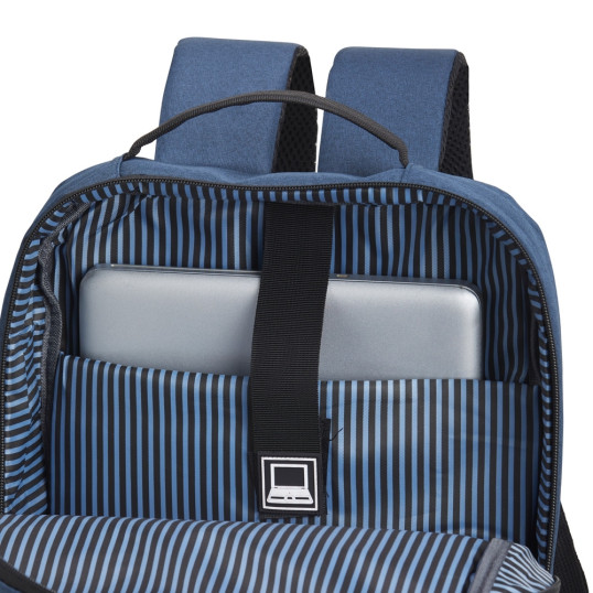 Mochila de Nylon Para Notebook USB Personalizada