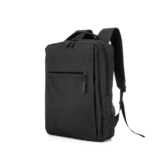 Mochila em Nylon para Notebook USB Personalizada