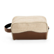Necessaire Juta e Bidim Personalizada