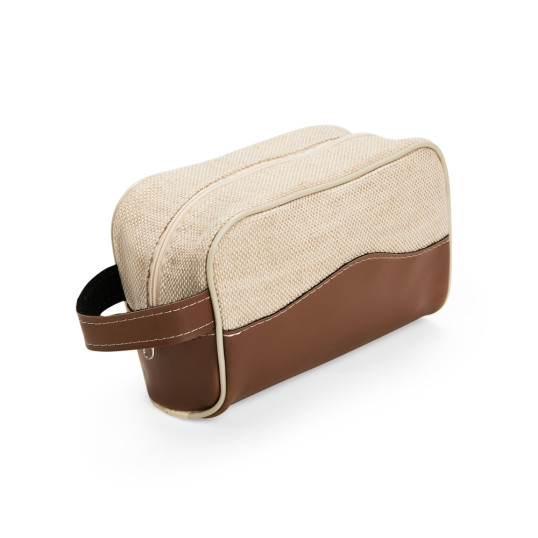 Necessaire Juta e Bidim Personalizada