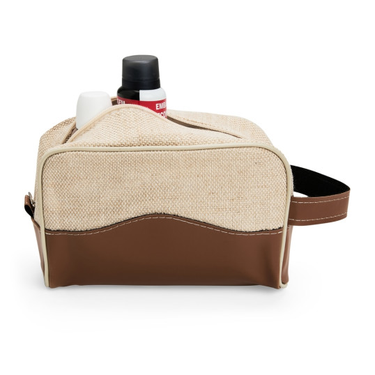 Necessaire Juta e Bidim Personalizada