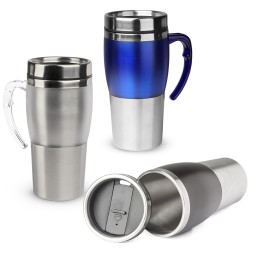 CANECA EM AÇO INOX 400ML Personalizada