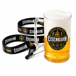 Caneca de Chopp Plástico 350 ML Com Tirante 20 mm X 120 cm Personalizada