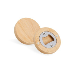 Abridor de Garrafas Chaveiro em Bambu Personalizado