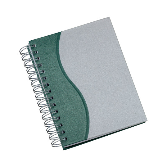 Agenda Diária 2026 Metalizada Wire-o "S" Personalizada 