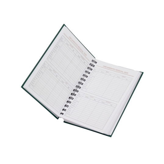 Agenda 2026 Wire-o Capa em Cromato Personalizada